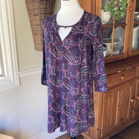 American Eagle Outfitters Paisley Boho Lightweight Dress Size Small - Picture 1 of 8
